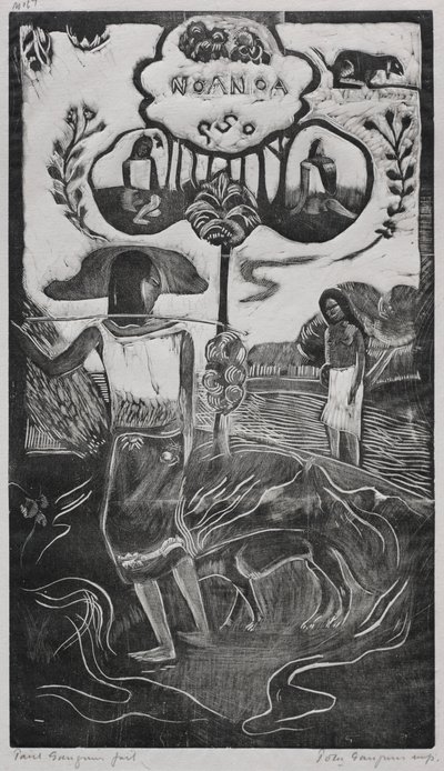 Noa Noa: Pachnący zapach Noa Noa, 1893 -94. autorstwa Paul Gauguin