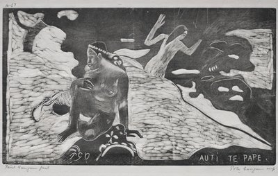 Noa Noa: Kobiety nad rzeką Auti Te Pape, 1893-94. autorstwa Paul Gauguin