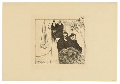 Stare Kobiety z Arles, z Apartamentu Volpini autorstwa Paul Gauguin