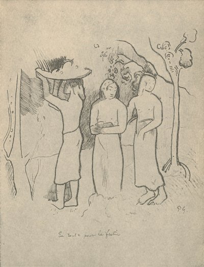 W drodze na ucztę, 1936 autorstwa Paul Gauguin