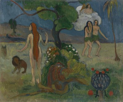 Raj utracony, ok. 1890 (olej na płótnie) autorstwa Paul Gauguin