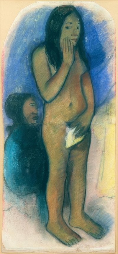 Mowa złego ducha autorstwa Paul Gauguin