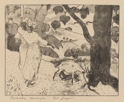 Pastorałki na Martynice autorstwa Paul Gauguin