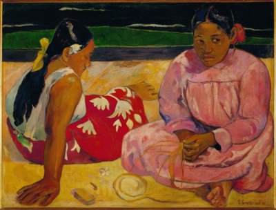 Paul Gauguin / Tahitańskie kobiety na plaży”, 1891, olej na płótnie, 69 × 91 cm, RF 2765 autorstwa Paul Gauguin