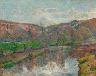 Krajobraz Bretanii autorstwa Paul Gauguin