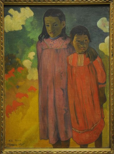 Dwóch braci autorstwa Paul Gauguin