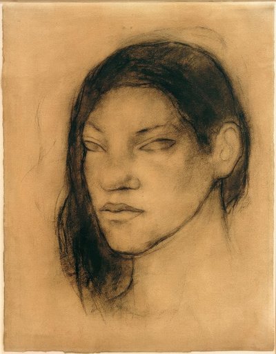 Portret kobiety z Tahiti autorstwa Paul Gauguin