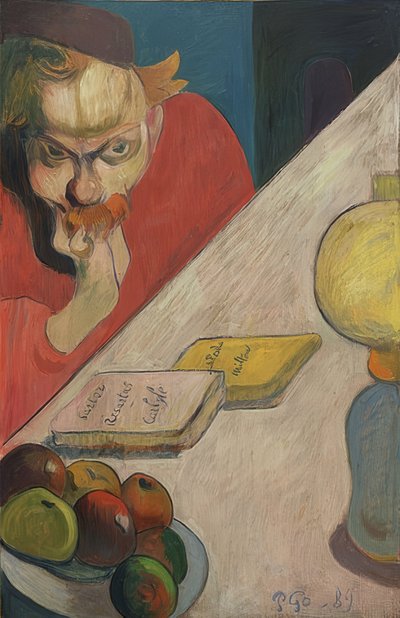 Portret Jacoba Meyera de Haana. 1889 autorstwa Paul Gauguin