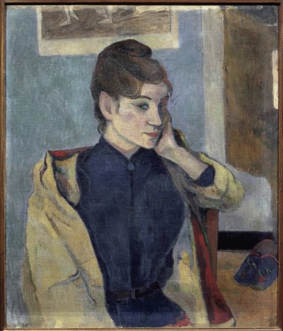 Portret Madeleine Bernard (1871-1895) - Obraz Paula Gauguina (1848-1903), olej na płótnie, 72x58 cm autorstwa Paul Gauguin