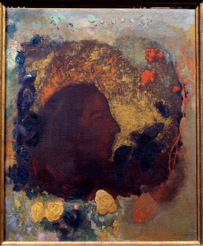 Portret Paula Gauguina (1848-1903). Obraz Odilona Redona (1840-1916) autorstwa Paul Gauguin
