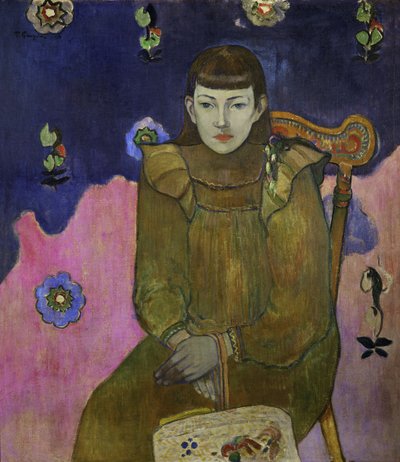 Portret Vaite Jeanne Goupil, 1896 autorstwa Paul Gauguin
