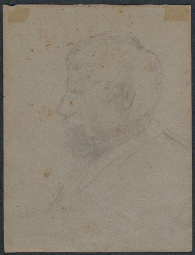 Profil Popiersie mężczyzny (verso) autorstwa Paul Gauguin