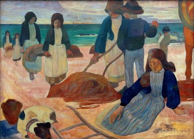 Ramasseuses de varech II (Breton Tangsammlerinnen II) autorstwa Paul Gauguin