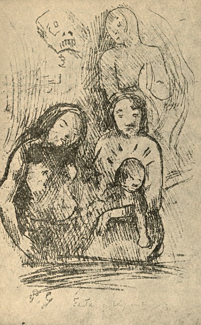 Fantazje religijne, 1936 autorstwa Paul Gauguin