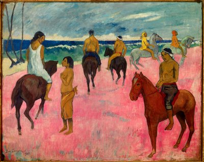 Jeźdźcy na plaży, 1902 autorstwa Paul Gauguin