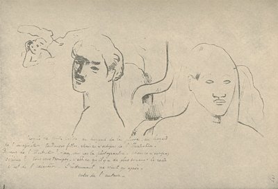 Wszelkiego rodzaju szkice, przypadkowe przedsięwzięcia mojego pióra i mojej wyobraźni, zabłąkane fantazje, ale to nie jest autorstwa Paul Gauguin