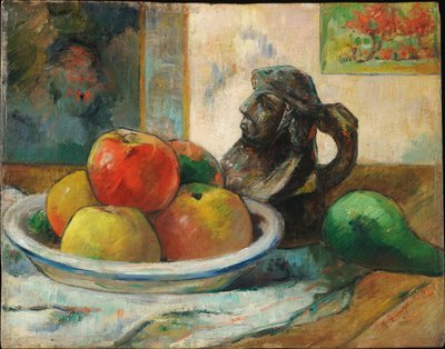 Martwa natura z jabłkami, gruszkami i dzbankiem autorstwa Paul Gauguin