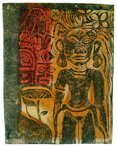 Tahitański Idol, 1894-1895. autorstwa Paul Gauguin