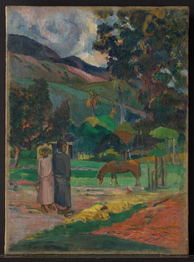 Krajobraz tahitański autorstwa Paul Gauguin