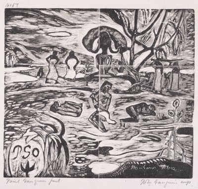Seria tahitańska: ofiary dla Boga autorstwa Paul Gauguin