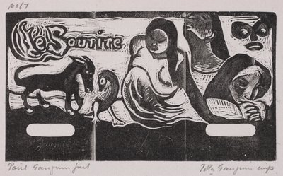 Seria tahitańska: Uśmiech autorstwa Paul Gauguin