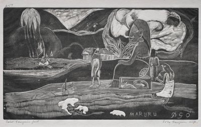 Tahitańska seria: Kult autorstwa Paul Gauguin