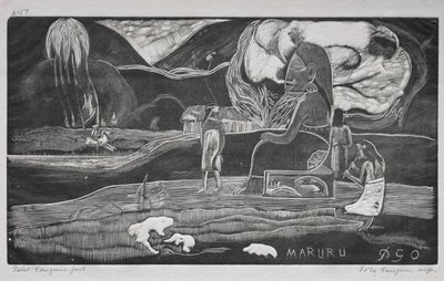Seria tahitańska: Kult. autorstwa Paul Gauguin