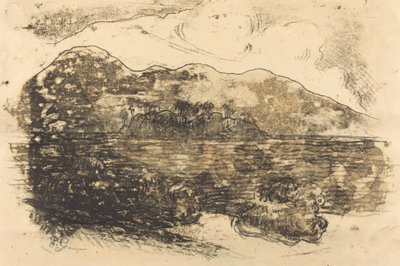 Tahitański brzeg [rekto] autorstwa Paul Gauguin