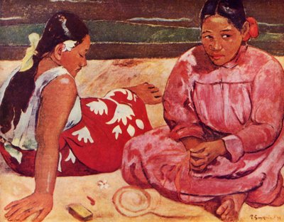 Tahitańskie kobiety, 1936 autorstwa Paul Gauguin