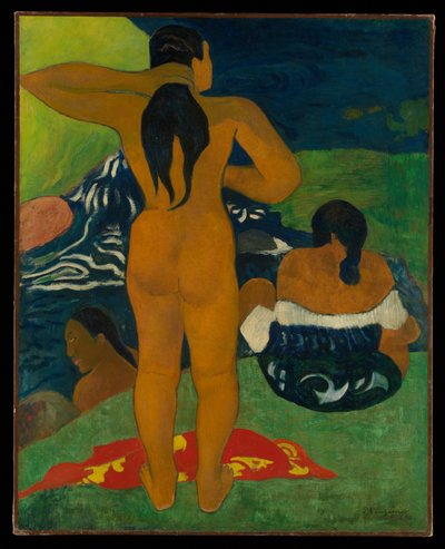 Kąpiące się Tahitanki autorstwa Paul Gauguin