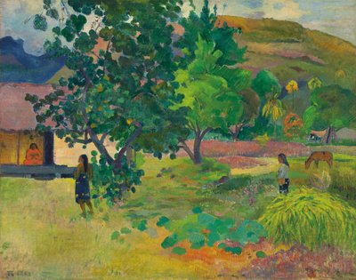 Te Fare (Dom) autorstwa Paul Gauguin