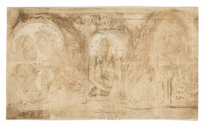 Te atua (Bóg), z Noa Noa Suite autorstwa Paul Gauguin