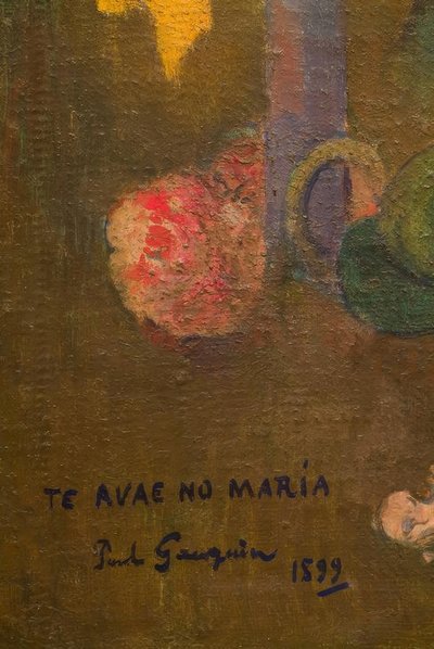 Stopy Maryi autorstwa Paul Gauguin