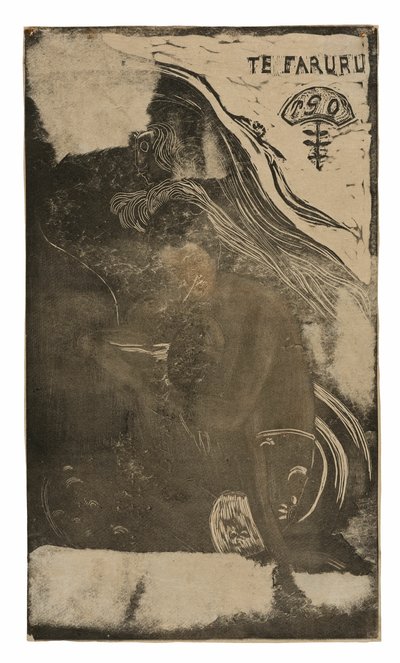 Te faruru (Tu kochamy się), z Noa Noa Suite autorstwa Paul Gauguin
