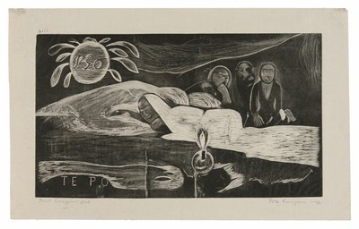 Te po (Noc), z Noa Noa Suite autorstwa Paul Gauguin