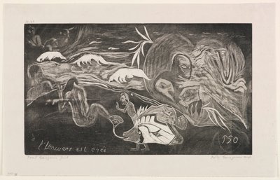 Stworzenie Wszechświata z serii „Noa Noa” autorstwa Paul Gauguin