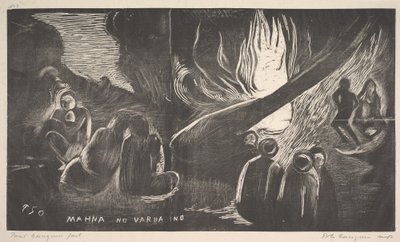 Diabeł mówi, 1893-94. autorstwa Paul Gauguin