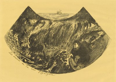 Morskie dramaty (Zejście w wir) autorstwa Paul Gauguin