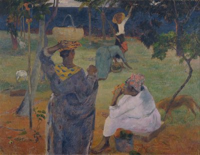 Drzewa mango, Martynika autorstwa Paul Gauguin
