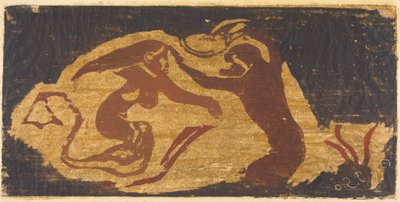 Die Meerjungfrau und der Affe autorstwa Paul Gauguin