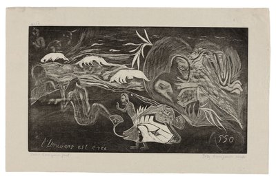Wszechświat jest tworzony), z Noa Noa Suite autorstwa Paul Gauguin