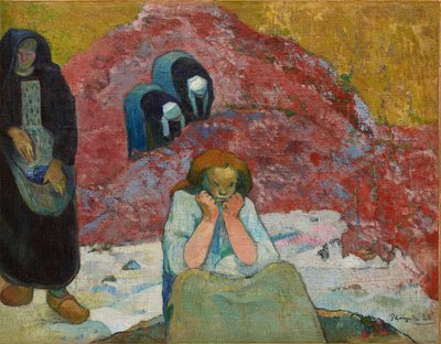 Żniwa wina, nędza ludzka, 1888. autorstwa Paul Gauguin