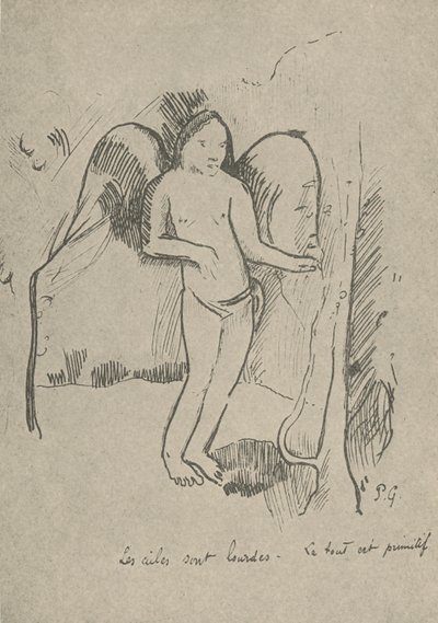 Skrzydła są ciężkie, 1936 autorstwa Paul Gauguin