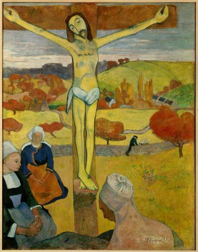 Żółty Chrystus, 1889 autorstwa Paul Gauguin