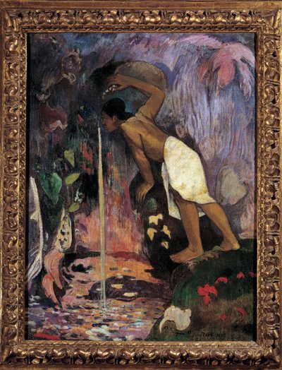 Tajemnicza woda (Papa Moe) Obraz Paula Gauguina (1848-1903) 1893 Ze zbiorów prywatnych. autorstwa Paul Gauguin