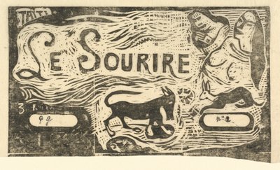 Strona tytułowa „Uśmiechu” autorstwa Paul Gauguin