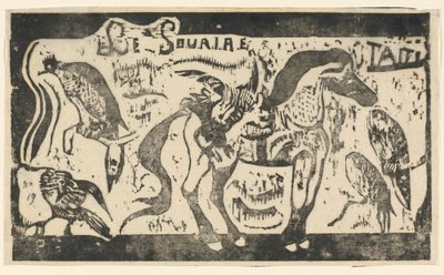 Strona tytułowa „Uśmiechu” autorstwa Paul Gauguin