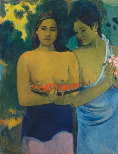 Dwie Tahitańskie Kobiety autorstwa Paul Gauguin