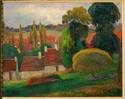 Farma w Bretanii autorstwa Paul Gauguin