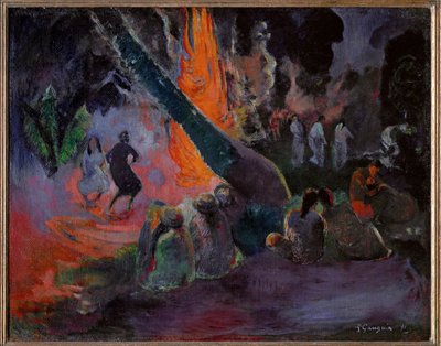 Upaupa (olej na płótnie) autorstwa Paul Gauguin